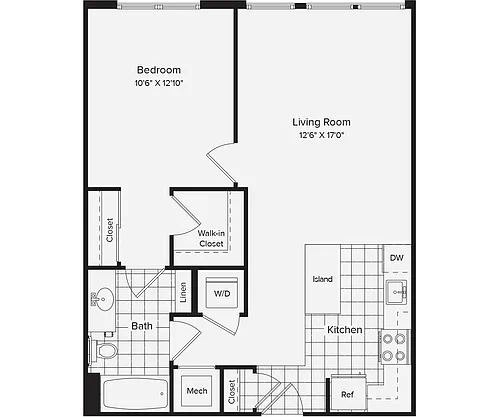 Floor plan A13
