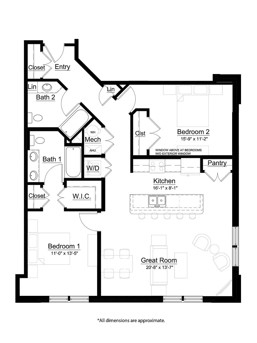 Floor plan The Stowaway