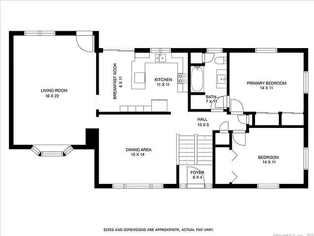 Main level floor plan