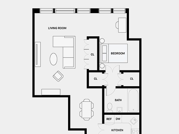 2nd image of 65 W 55th St APT 8A