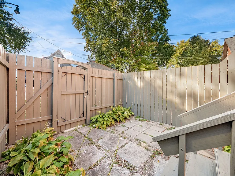 Patio and deck area.