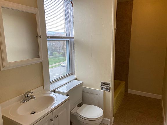 Newly updated Bathroom with tiled floor