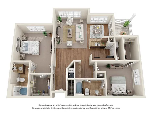 Floor plan Majestic Oak