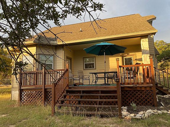 Rear deck of main house