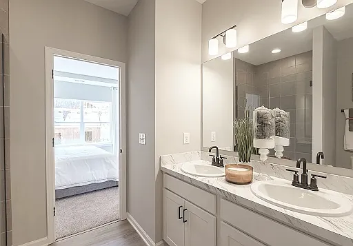 First floor master bathroom