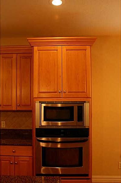 custom cabinets with SS appl