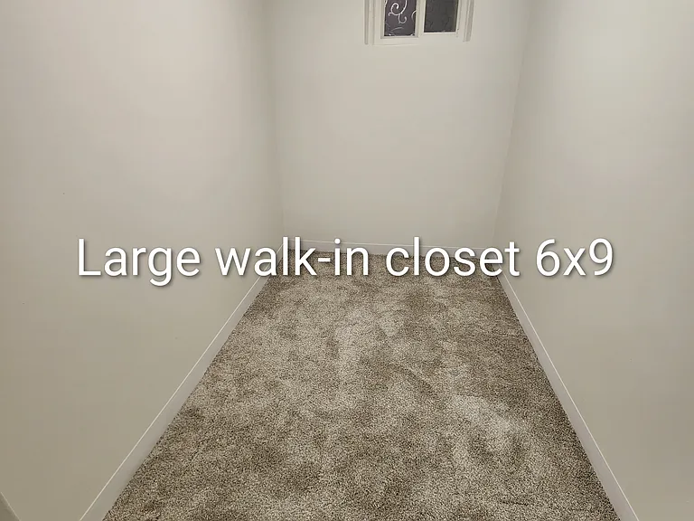 Large walk-in closets in bedroom #2