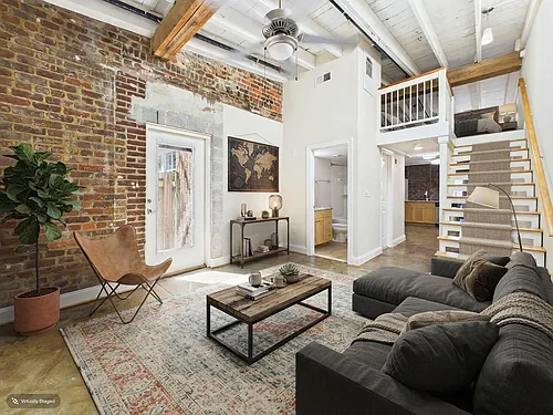Floor plan 1 Bed / 1 Bath + Loft and Patio