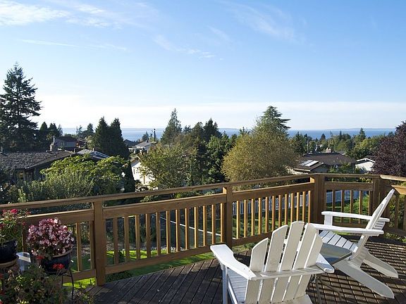 Back deck - View of Whidbey Island