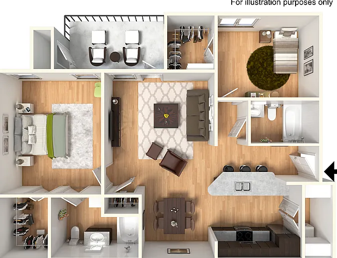 Jamestown Place Apartments Bossier City — Photo 46