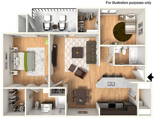 Floor plan Charleston I