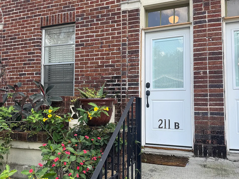 Front porch and door