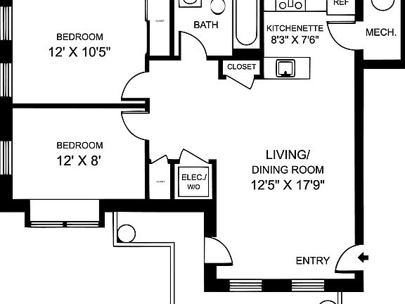2nd image of 135 Lefferts Pl APT 3A