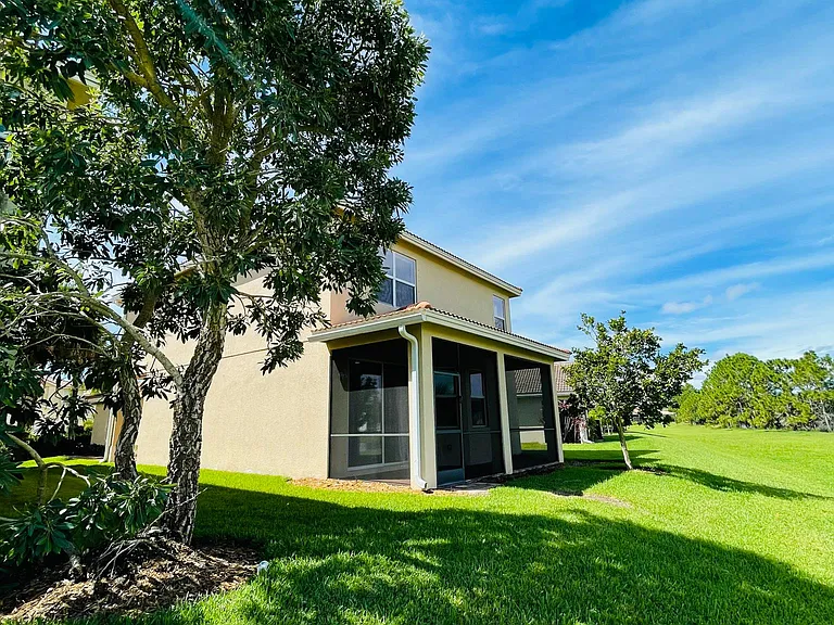 Exterior backyard