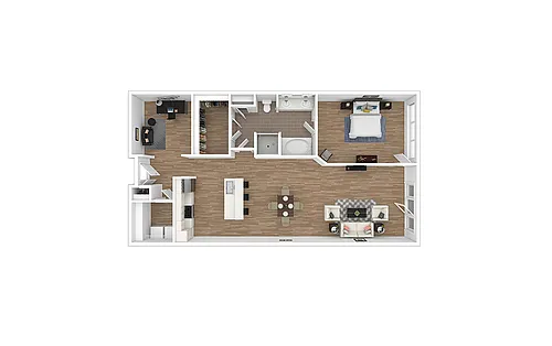 Floor plan Hyde - Renovated