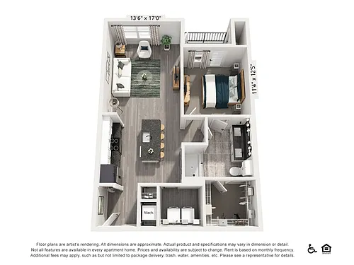 Floor plan A3C