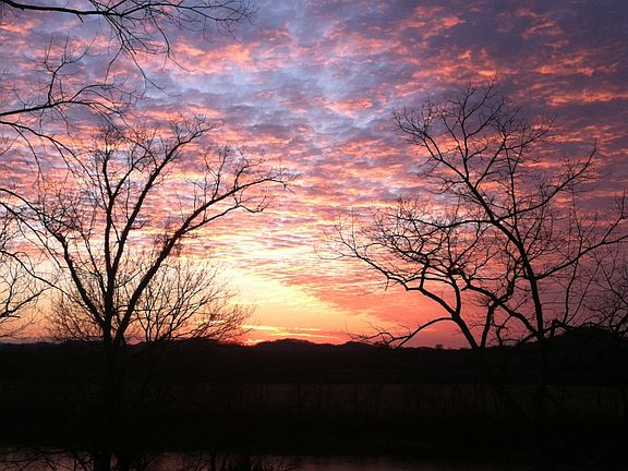 Sunset over the Cumberland