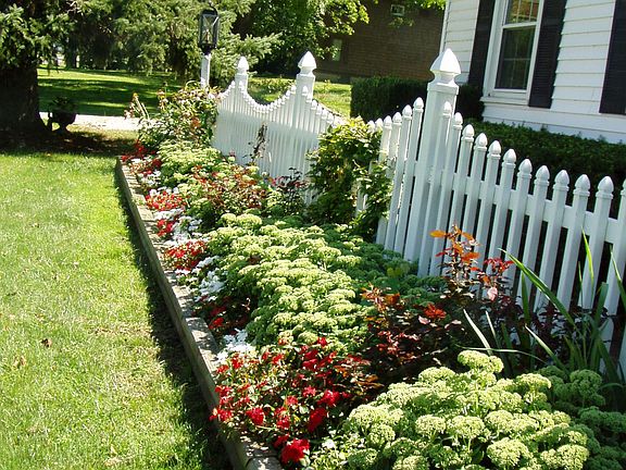 Front flower bed