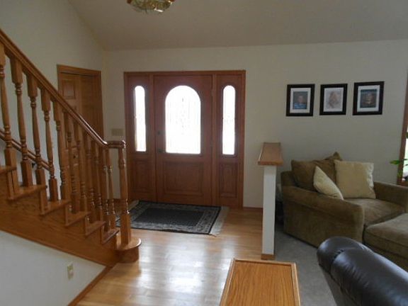 Foyer with Hwood Floors