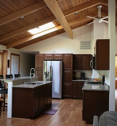 Skylight adds natural lighting