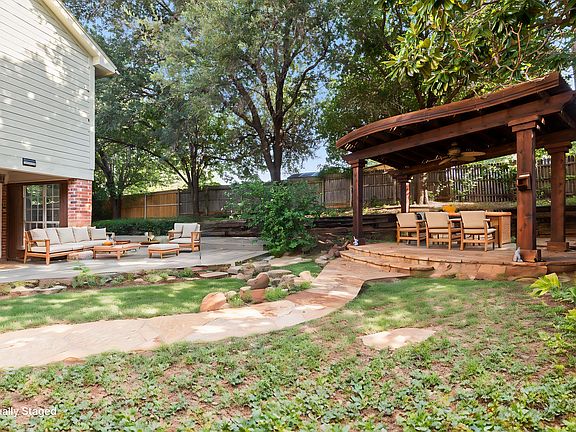Virtually Staged Outdoor Pergola/Patio