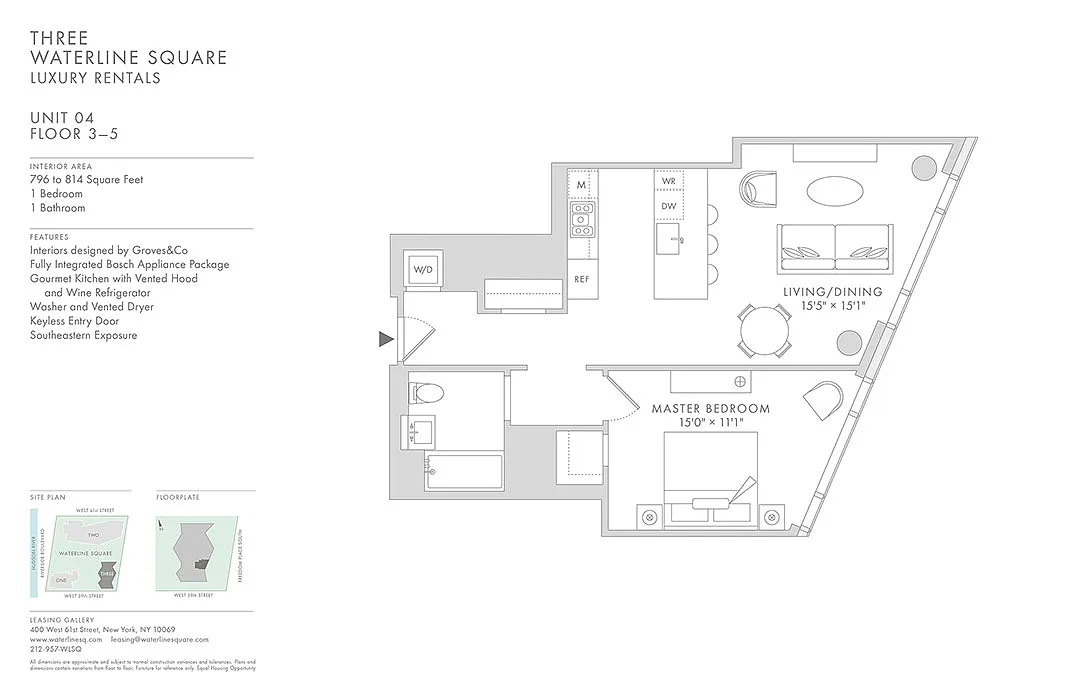 Floor plan Waterline 3: A12