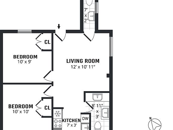 2nd image of 340 W 17th St APT 2C