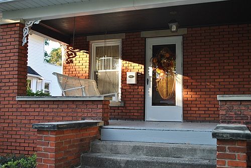 Inviting front porch