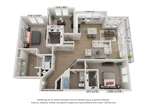 Floor plan B4A
