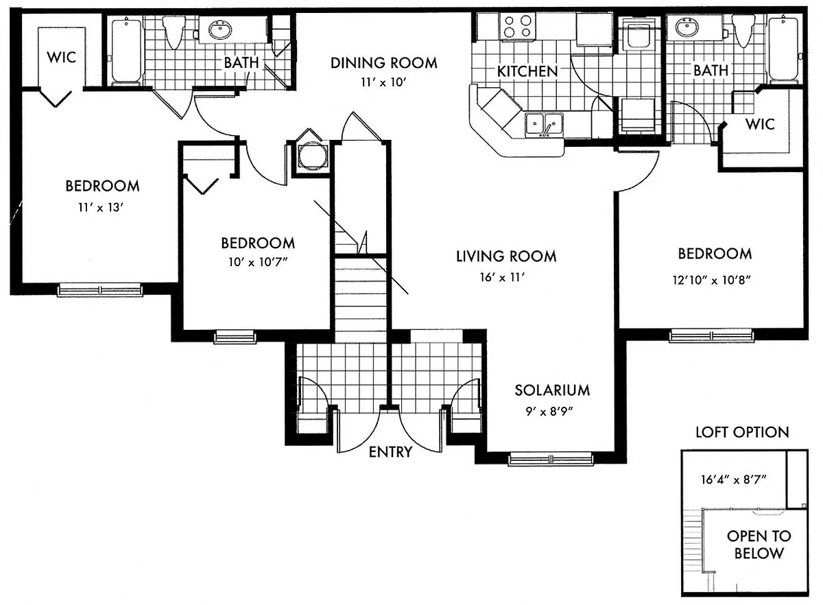 Floor plan Cambridge C2C