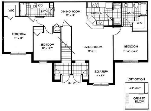 Floor plan Cambridge C2C