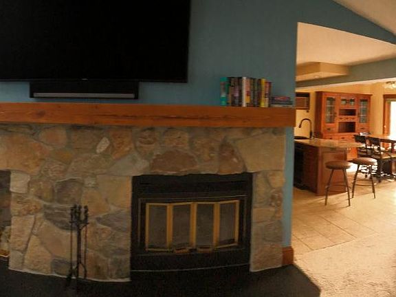 Panoramic view from living room.