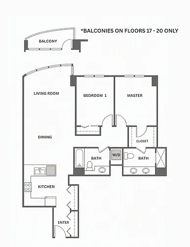 Floor plan Plan 1