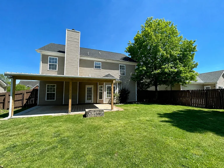 Back yard & patio