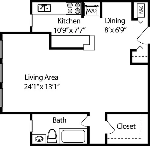 Floor plan Adams