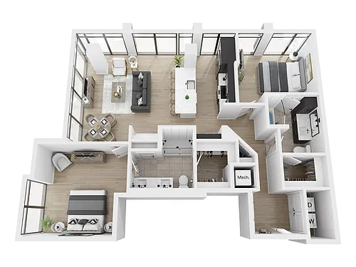 Floor plan Tower - D2