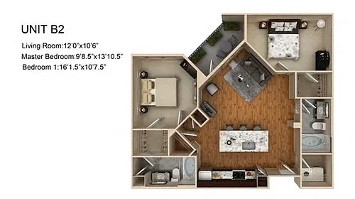 Floor plan B2