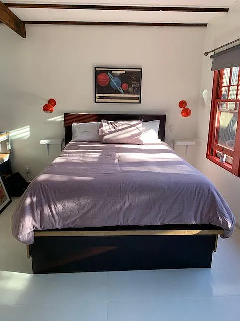 captains bed. Lux queen with drawers underneath for extra storage.