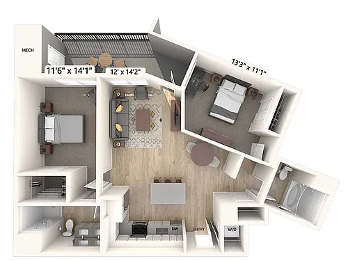 Floor plan B7