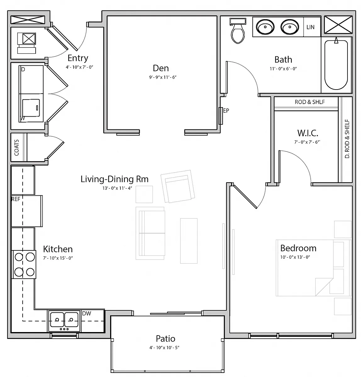 Floor plan Serenity (B4)
