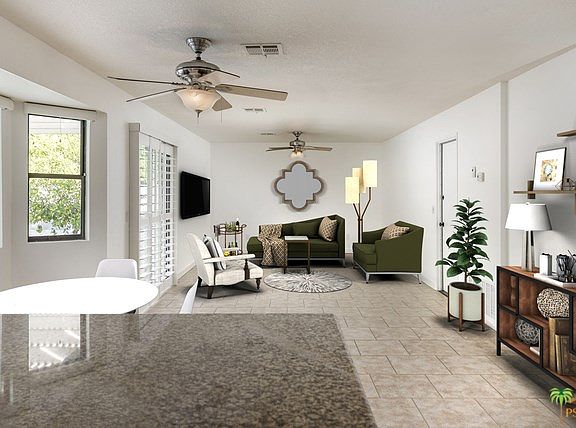 Open concept floor plan with Virtual Staging