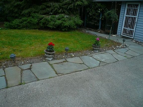 Front sidewalk