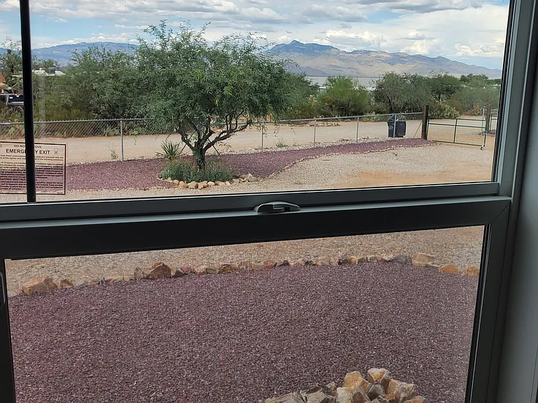 VIEW OUT BEDROOM 2