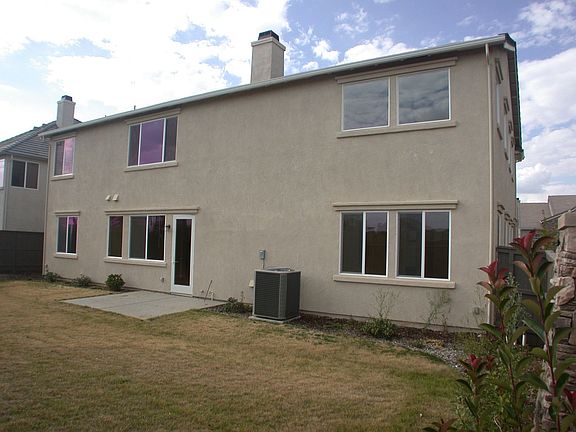 Back yard has space for pool and kids play area.