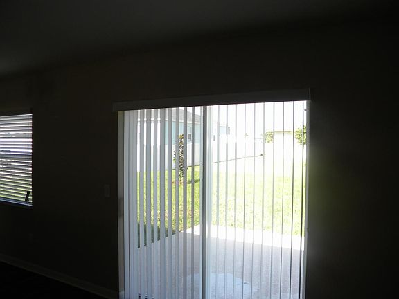 Looking out at back yard