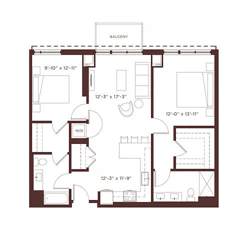 Floor plan B2b