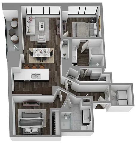 Floor plan Q