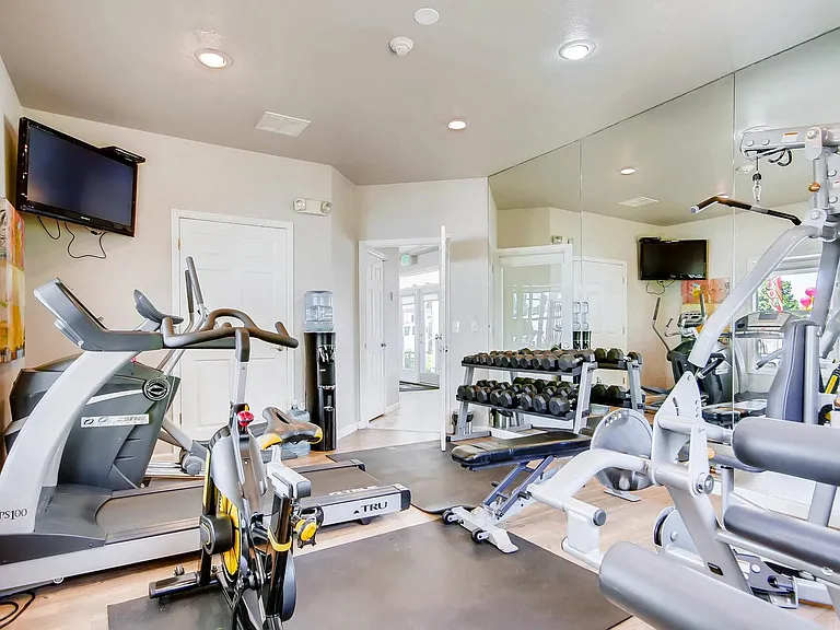Our 24-Hour Fitness Center at Eagles Landing at Church Ranch Apartments