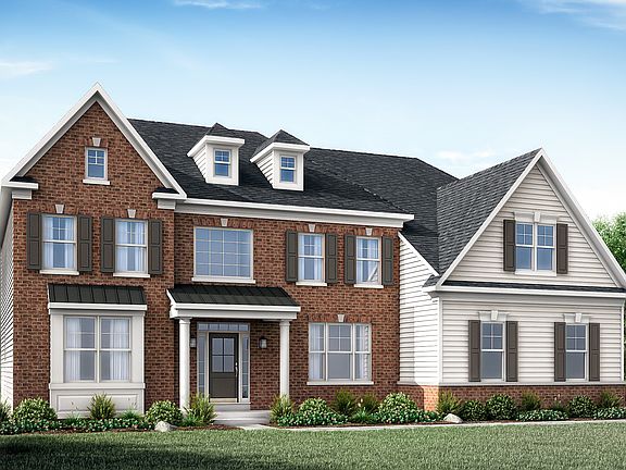 The Monroe New Home Exterior From Hallmark Homes