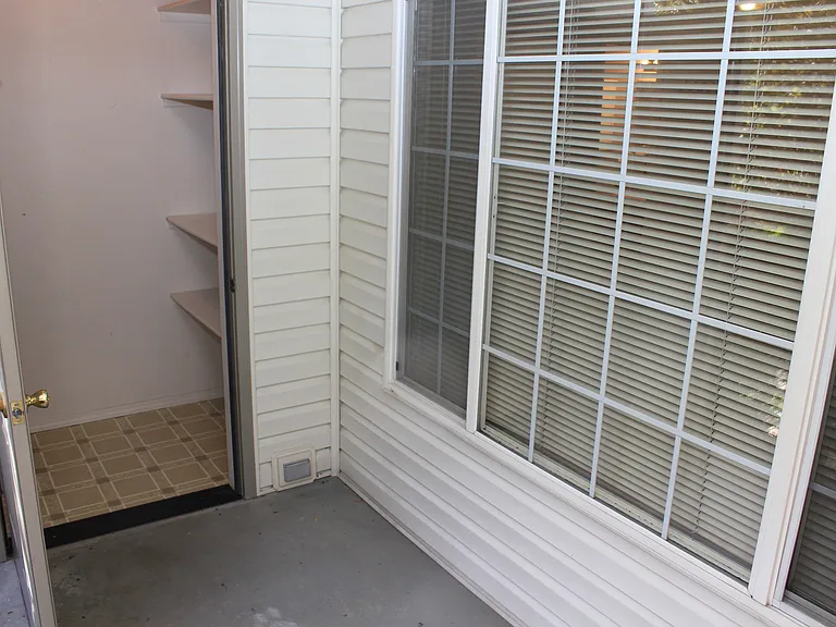 Private Patio & Private Storage Area